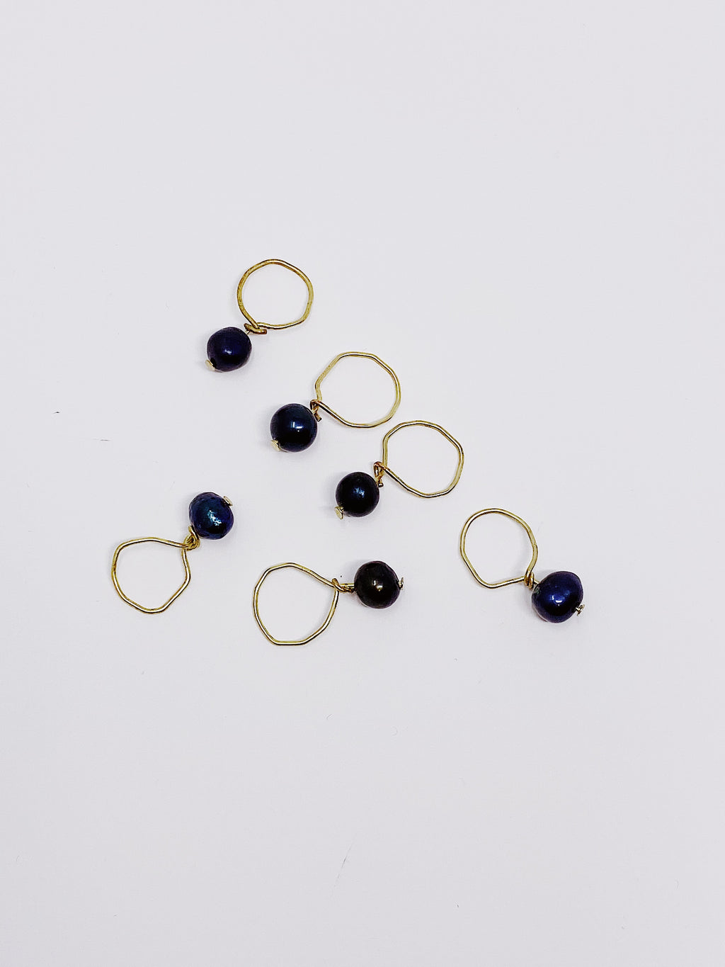 Pearl (Navy) Stitch Markers